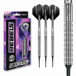 RED DRAGON Rebel 20g Softtip Darts Flights Shafts — miniatuur 1