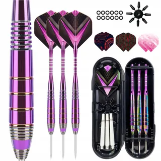 MHEKREP Dartset Steeltip 22g Metalen Punt Professioneel — miniatuur 1