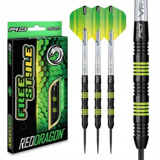 RED DRAGON Freestyle 24g Wolfraam Darts met Flights en Schachten — miniatuur 1
