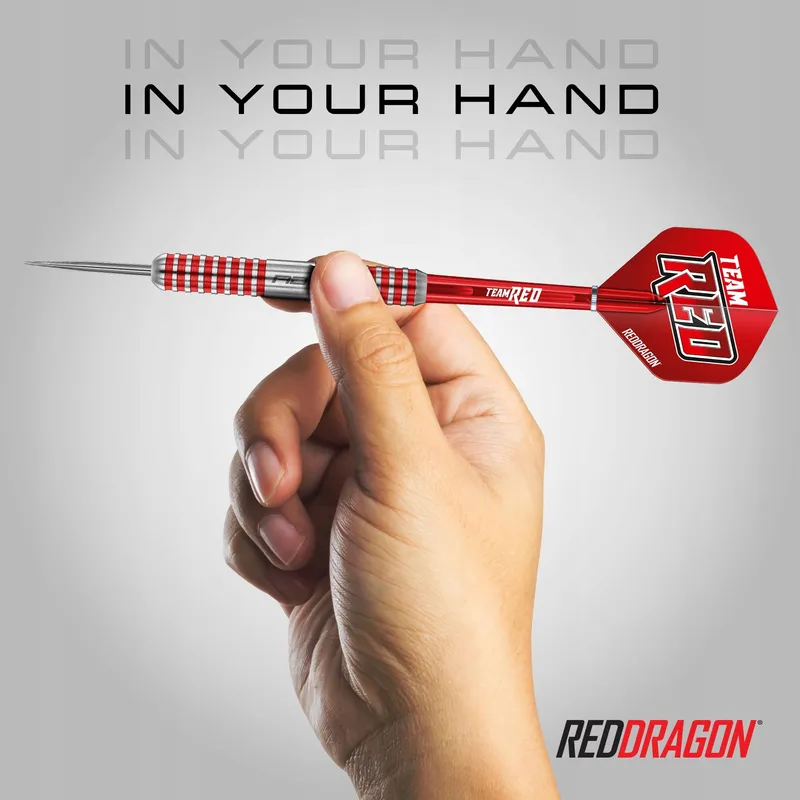 RED DRAGON Team Red vs Blue 20g Stalen Darts met Flights — foto 4