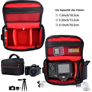 FOSOTO Waterdichte Cameratas Compatibel Met Canon Nikon Sony — miniatuur 5