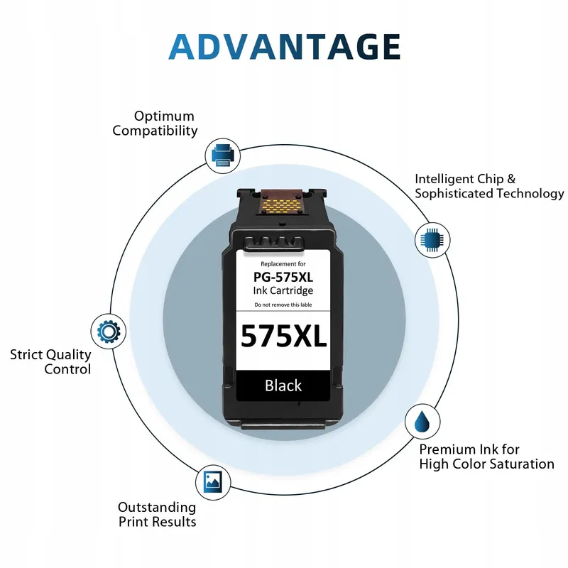 NEIBER PG-575XL Inktcartridge Zwart Canon PIXMA TS3550i TR4750i — foto 4