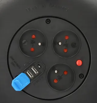 BRENNENSTUHL Vario Line Kabelhaspel USB 10m Binnen Zwart — miniatuur 9