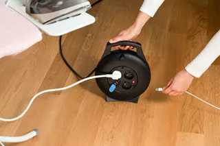 BRENNENSTUHL Vario Line Kabelhaspel USB 10m Binnen Zwart — miniatuur 10