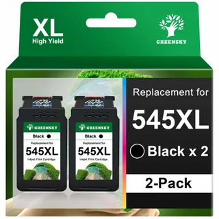 GREENSKY PG-545XL Inktcartridge Zwart Canon PIXMA TS3350 TS3450 — miniatuur 1