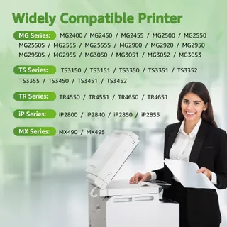 GREENSKY PG-545XL Inktcartridge Zwart Canon PIXMA TS3350 TS3450 — miniatuur 3