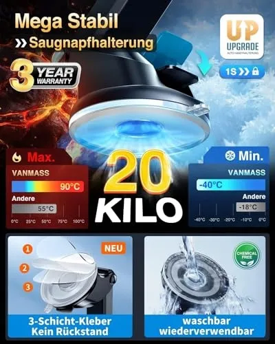 VANMASS Autohouder 4-in-1 Telefoon iPhone Android — foto 4