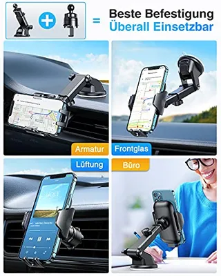 VANMASS Autohouder 4-in-1 Telefoon iPhone Android — miniatuur 7