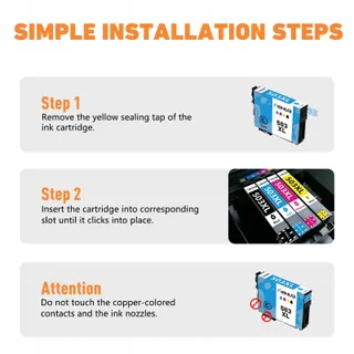 HEHUA 503XL Inktcartridges Compatibel Epson XP5200 XP5205 WF2960 — miniatuur 4