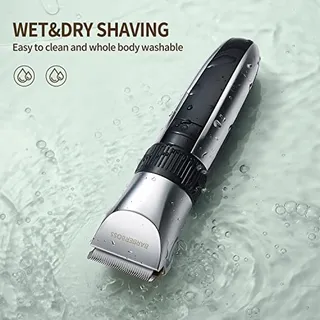 BARBERBOSS Draadloze Tondeuse Huisdieren LED Zilver — miniatuur 1