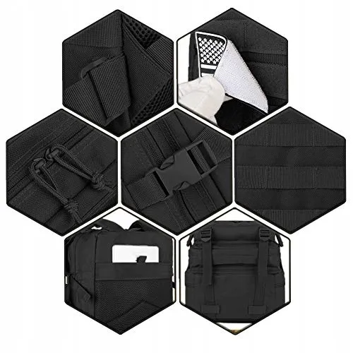 QT&QY Tactische Militaire Rugzak 45L Survival Outdoor Molle Camping — foto 6