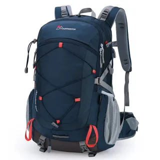 MOUNTAINTOP Trekkingrugzak 40L Unisex Regenhoes Blauw Oranje