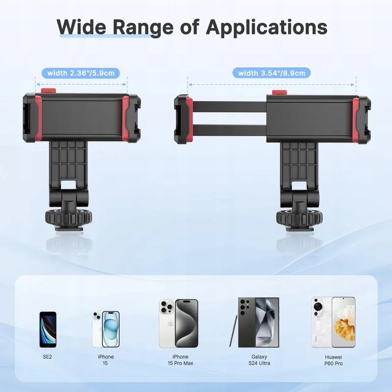ULANZI ST-06S Telefoonhouder Statiefadapter Selfiestick 360° 180° — foto 6