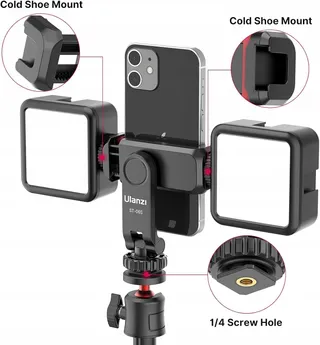 ULANZI ST-06S Telefoonhouder Statiefadapter Selfiestick 360° 180° — miniatuur 4