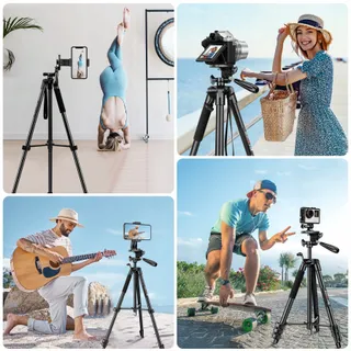 JOILCAN Selfiestatief 137cm Aluminium Afstandsbediening iOS Android — miniatuur 7