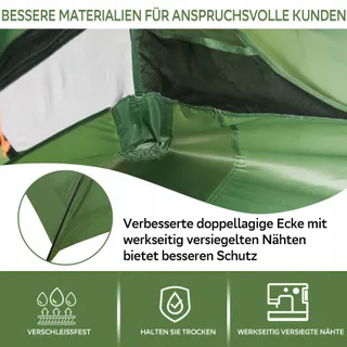 CLOSTNATURE Lichte Waterdichte 1-Persoonstent voor Trekking Bikepacking — miniatuur 5