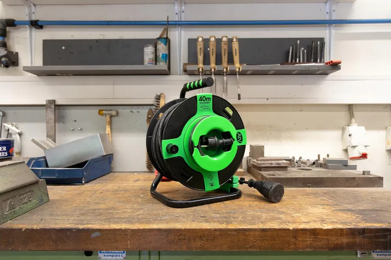 REV Kabelhaspel EX IP44 3000W Groen Voor Buitengebruik — foto 7