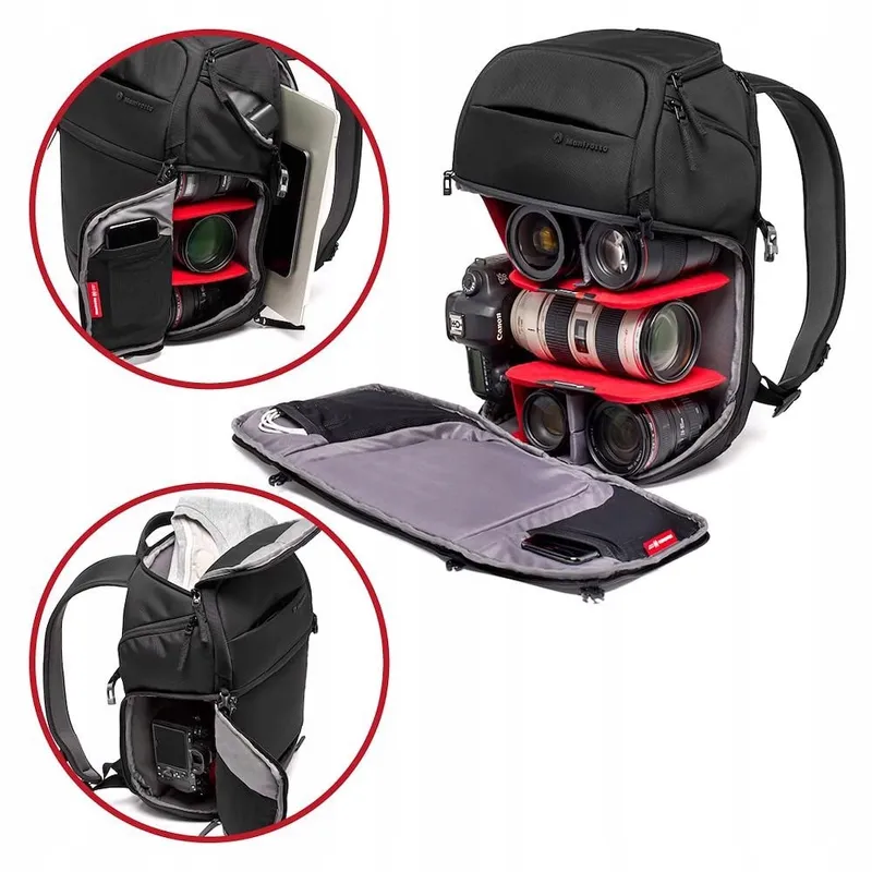 MANFROTTO Advanced Fast III Camerarugzak Laptop en Objectieven — foto 6