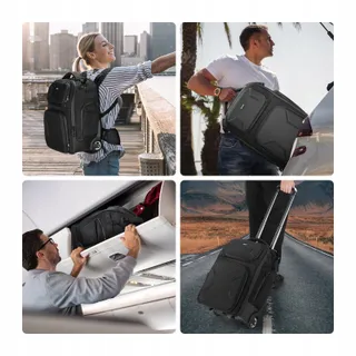 NEEWER PB027 Camerarugzak Wieltjes Waterdicht Laptopvak — miniatuur 9