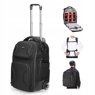 NEEWER PB027 Camerarugzak Wieltjes Waterdicht Laptopvak — miniatuur 1