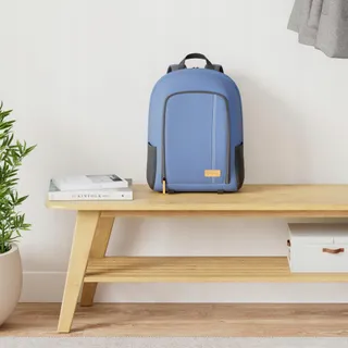 TARION Camerarugzak DSLR Waterdicht Licht Laptopvak 15 Inch Blauw — miniatuur 2