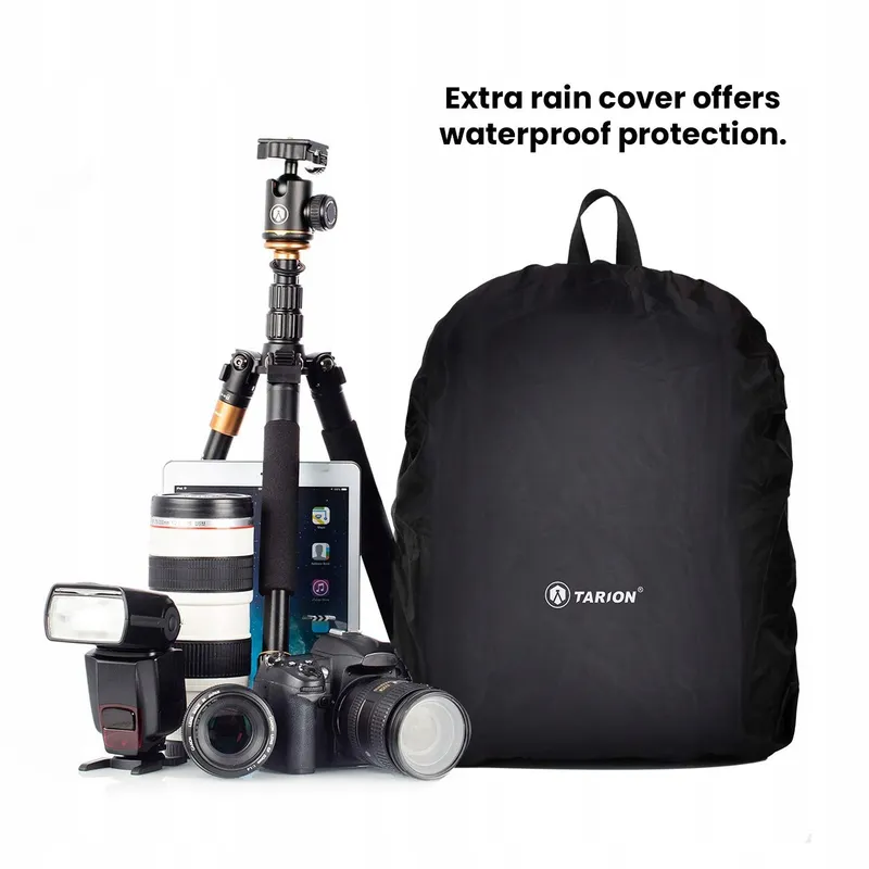 TARION Camerarugzak DSLR Waterdicht Licht Laptopvak 15 Inch Blauw — foto 7