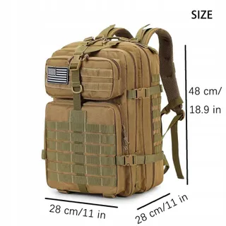 CINGHI LUSSO Militaire Rugzak Heren 45L Outdoor Tactisch Waterdicht — miniatuur 2