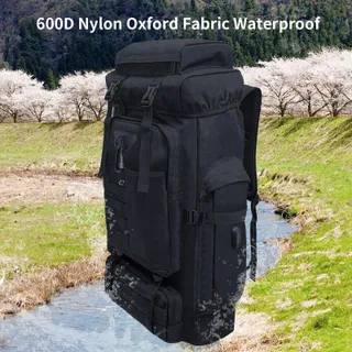 OGETOK Wandelrugzak 80L Waterdicht Survival Voor Mannen En Vrouwen — miniatuur 4