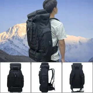 OGETOK Wandelrugzak 80L Waterdicht Survival Voor Mannen En Vrouwen — miniatuur 6