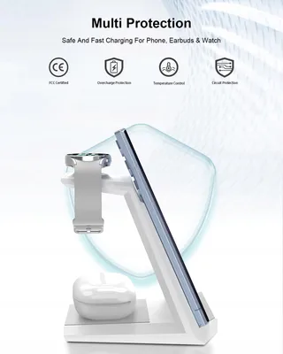 NANAMI Inductief Laadstation 3-in-1 Voor Samsung Galaxy Watch Buds — miniatuur 7