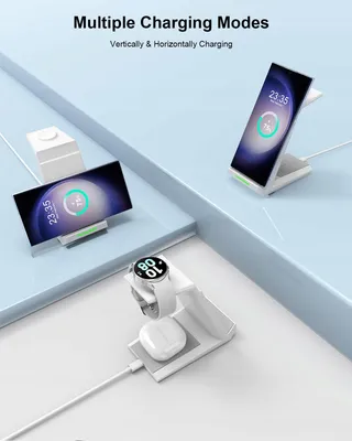 NANAMI Inductief Laadstation 3-in-1 Voor Samsung Galaxy Watch Buds — miniatuur 6