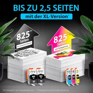 SMART INK Inktset HP 903XL 5 Stuks Officejet 6950 6960 6970 — miniatuur 6