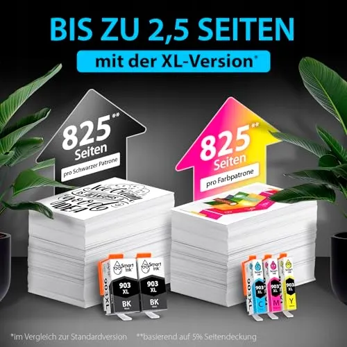 SMART INK Inktset HP 903XL 5 Stuks Officejet 6950 6960 6970 — foto 6