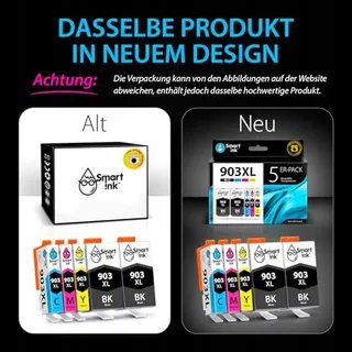 SMART INK Inktset HP 903XL 5 Stuks Officejet 6950 6960 6970 — miniatuur 7