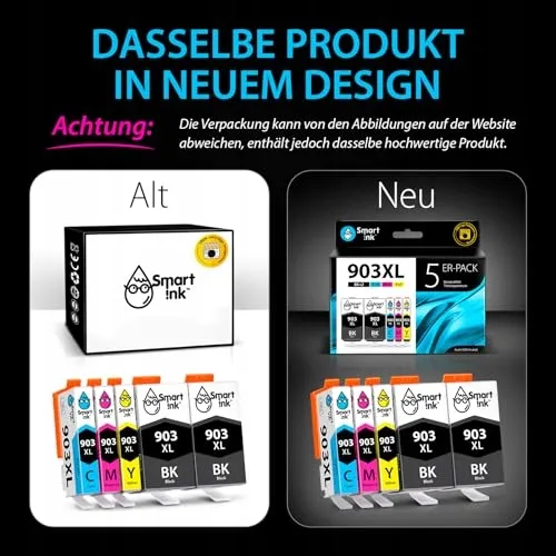 SMART INK Inktset HP 903XL 5 Stuks Officejet 6950 6960 6970 — foto 7