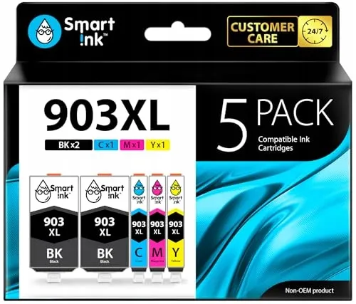 SMART INK Inktset HP 903XL 5 Stuks Officejet 6950 6960 6970 — foto 1