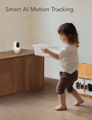 NOOIE Camera 5G Kinderen 2K WiFi 360° IR Nachtzicht Alexa Audio — miniatuur 5