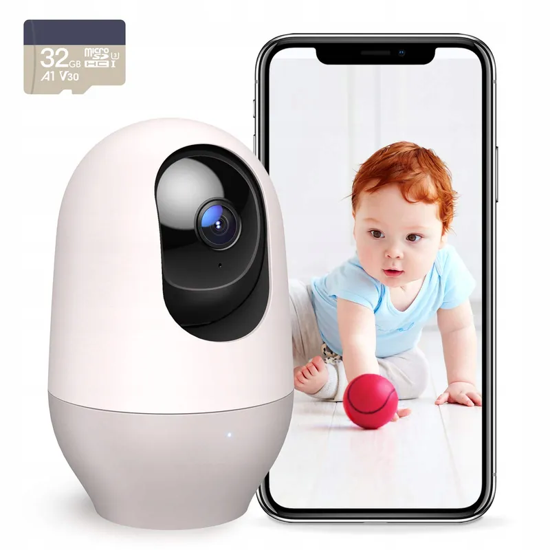 NOOIE Camera 5G Kinderen 2K WiFi 360° IR Nachtzicht Alexa Audio — foto 1