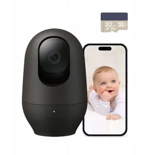 NOOIE Camera 5G Kinderen 2K WiFi 360° IR Nachtzicht Alexa Audio — miniatuur 4