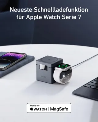 ANKER 3-in-1 Oplaadstation MagSafe iPhone Apple Watch AirPods 15W — miniatuur 5