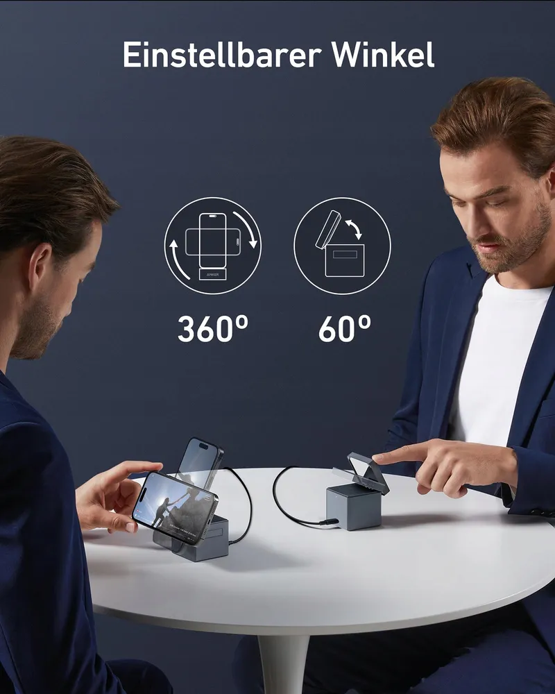ANKER 3-in-1 Oplaadstation MagSafe iPhone Apple Watch AirPods 15W — foto 6