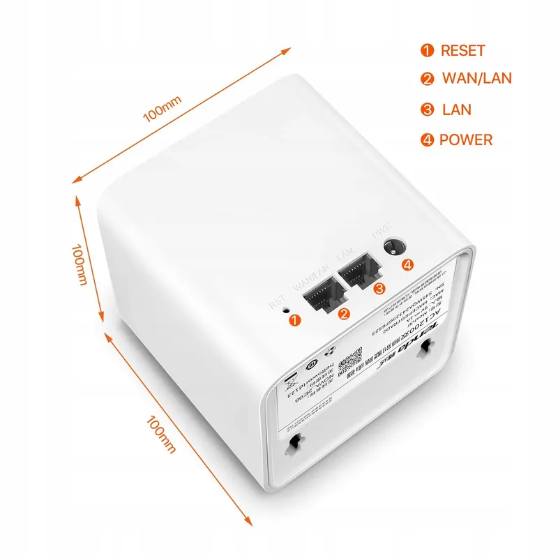 TENDA Nova MW3 Mesh WLAN Systeem AC1200 Dual Band 2Pack Alexa — foto 3