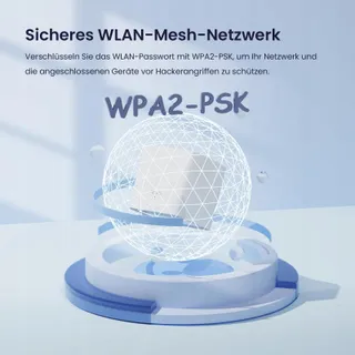 TENDA Nova MW3 Mesh WLAN Systeem AC1200 Dual Band 2Pack Alexa — miniatuur 7