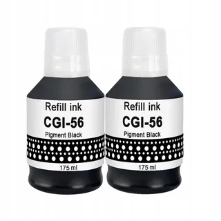 MOLABEL Inktflessen GI-56 Zwart Canon MAXIFY GX7050 GX6050 — miniatuur 1