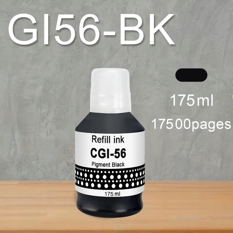 MOLABEL Inktflessen GI-56 Zwart Canon MAXIFY GX7050 GX6050 — foto 2
