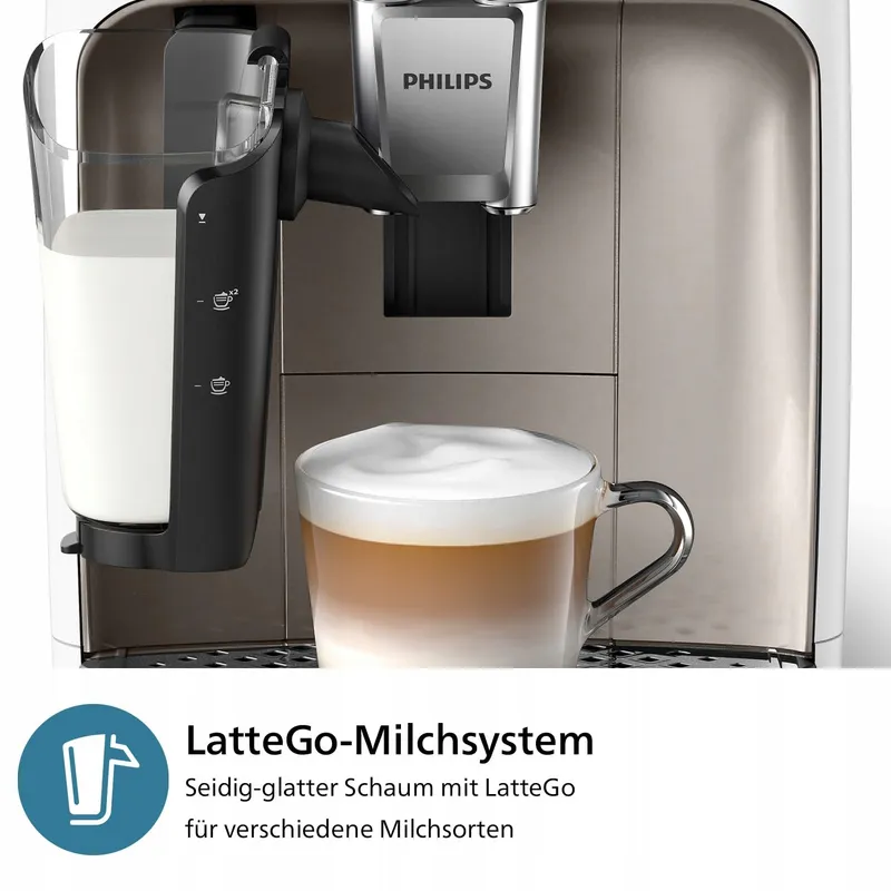 PHILIPS Volautomatisch Koffiezetapparaat LatteGo 4 Dranken Touchscreen — foto 5