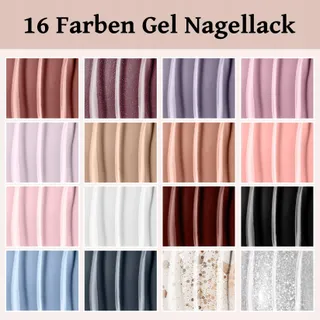 VANREESA UV Gellakset 16 Kleuren LED Lamp 48W Manicure — miniatuur 2