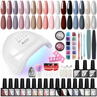 VANREESA UV Gellakset 16 Kleuren LED Lamp 48W Manicure