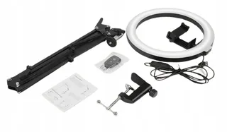 YAYUSI LED Ringlicht 10 Inch met Flexibel Statief voor Video — miniatuur 2