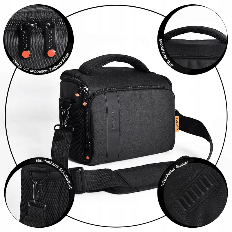 FOSOTO Cameratas voor Spiegelreflexcamera's met Hoes — foto 3